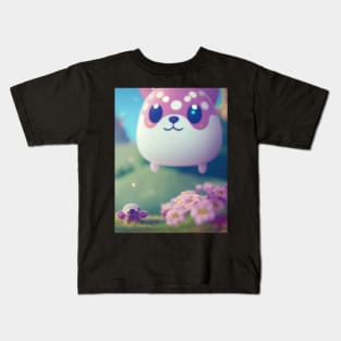 bee and puppycat 3d Kids T-Shirt